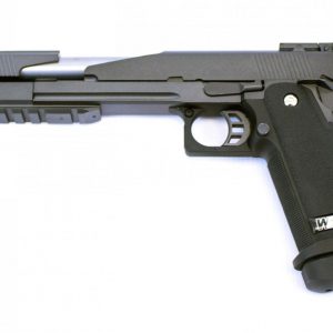 WE-Tech 7" Dragon A Hi-Capa Gas Blowback Airsoft Pistol - Black