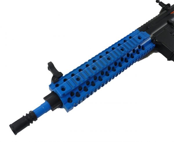 Two Tone Cyma CM501 M4 CQB RIS Sportline Airsoft Rifle - Blue - Image 3