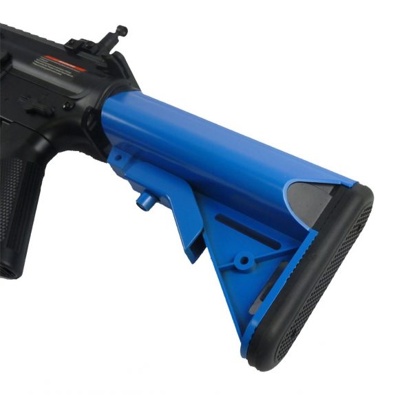 Two Tone Cyma CM501 M4 CQB RIS Sportline Airsoft Rifle - Blue - Image 4