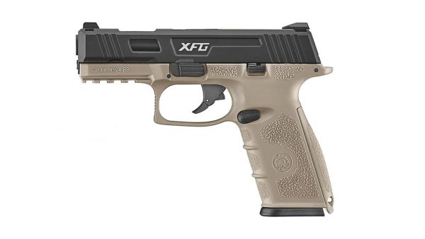 ICS XFG Gas Blowback Pistol - Black And Tan