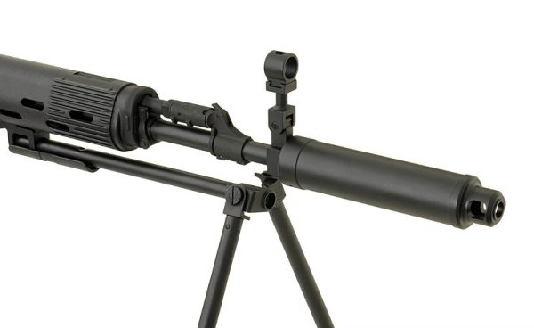 JG (Jing Gong) SVU Electric Airsoft Sniper Rifle - Black - Image 4