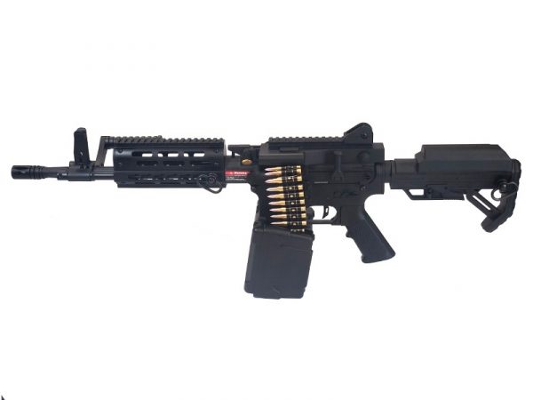 Golden Eagle MCR LMG Carbine AEG With Electric Drum Mag