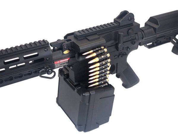 Golden Eagle MCR LMG Carbine AEG With Electric Drum Mag - Image 3