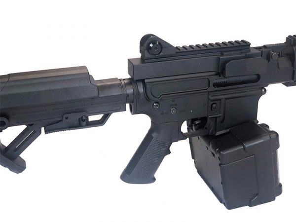 Golden Eagle MCR LMG Carbine AEG With Electric Drum Mag - Image 6
