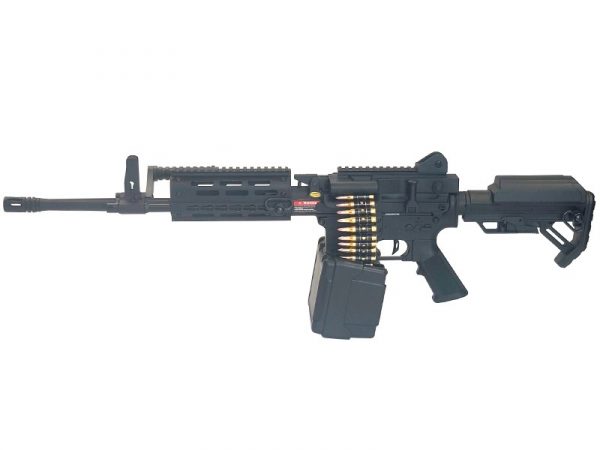 Golden Eagle MCR LMG Long AEG With Electric Drum Mag