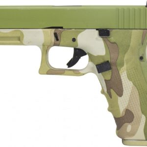 Raven EU17 GBB Airsoft Pistol - Camo + Green Slide - Discontinued