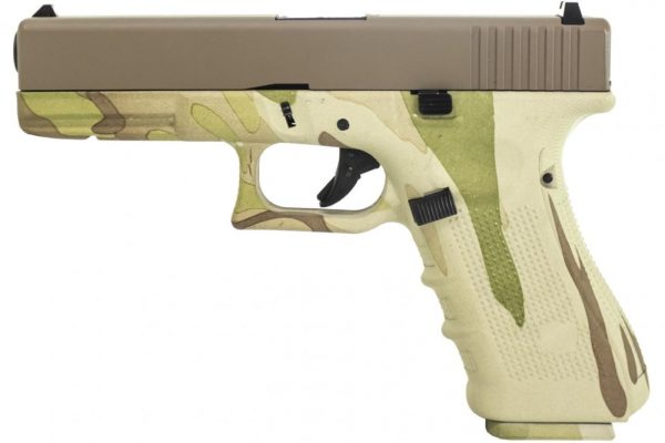 Raven EU17 GBB Airsoft Pistol - Camo + Tan Slide - Discontinued