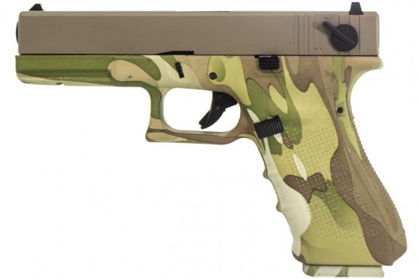 Raven EU18 GBB Airsoft Pistol - Camo + Tan Slide - Discontinued