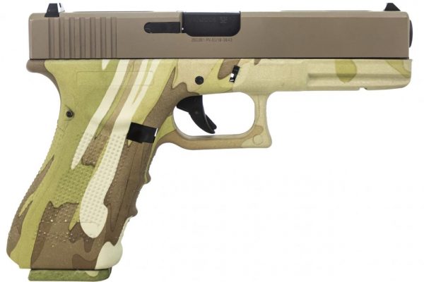 Raven EU18 GBB Airsoft Pistol - Camo + Tan Slide - Discontinued - Image 2