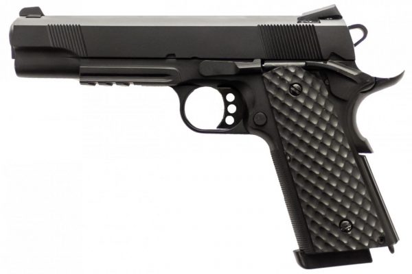 Raven M1911 MEU Railed Airsoft Pistol - Black