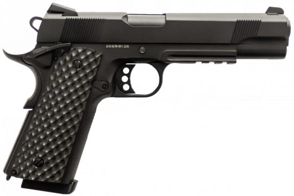 Raven M1911 MEU Railed Airsoft Pistol - Black - Image 2
