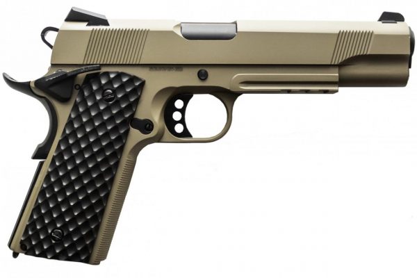 Raven M1911 MEU Railed Airsoft Pistol - Tan - Image 2