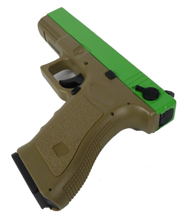 Two Tone Cyma CM030 EU18C Airsoft EAP - Tan/Green - Image 3