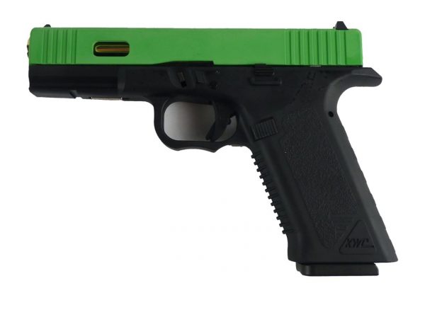 Two Tone KWC Model 17 co2 Blowback Pistol - Green