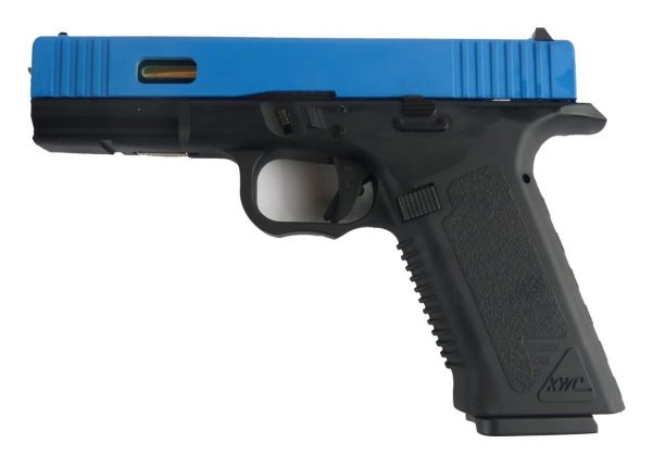 Two Tone KWC Model 17 co2 Blowback Pistol - Blue