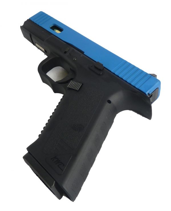 Two Tone KWC Model 17 co2 Blowback Pistol - Blue - Image 2