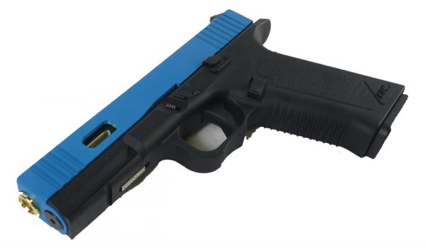 Two Tone KWC Model 17 co2 Blowback Pistol - Blue - Image 3