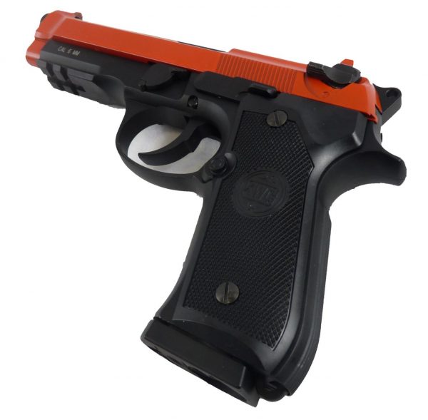 Two Tone KWC M92 co2 Blowback Pistol - Red - Image 2