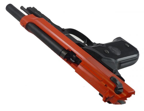 Two Tone KWC M92 co2 Blowback Pistol - Red - Image 3