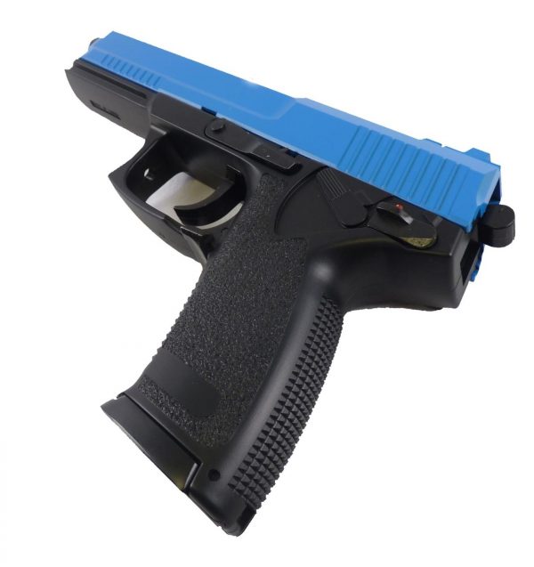 Two Tone HFC MK23 Non Blow Back Airsoft Pistol - Blue - Image 3