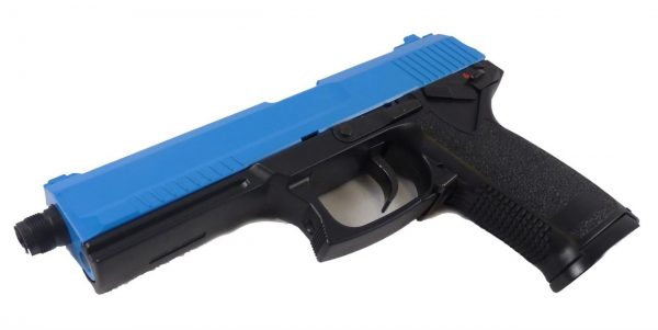 Two Tone HFC MK23 Non Blow Back Airsoft Pistol - Blue - Image 4