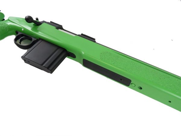 Two Tone Well MB4416 M40A3 Airsoft Sniper Rifle - Green - Image 4