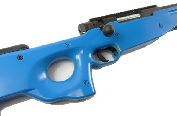 Two Tone Well Warrior Upgraded Version MB01 L96 Spring Sniper Rifle - Blue - Image 2
