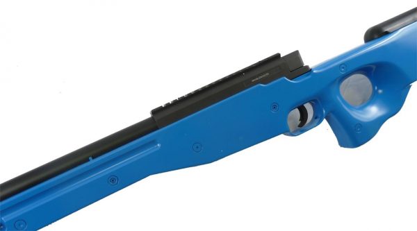 Two Tone Well Warrior Upgraded Version MB01 L96 Spring Sniper Rifle - Blue - Image 4