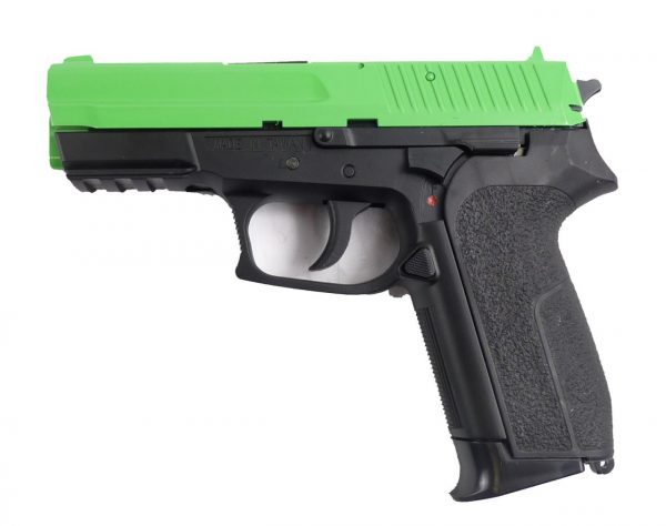 Two Tone KWC SP2022 co2 Airsoft Pistol - Green