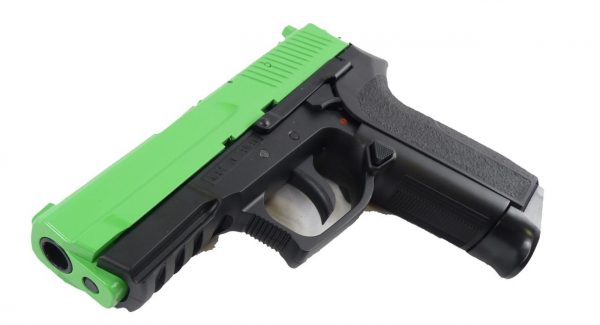 Two Tone KWC SP2022 co2 Airsoft Pistol - Green - Image 3