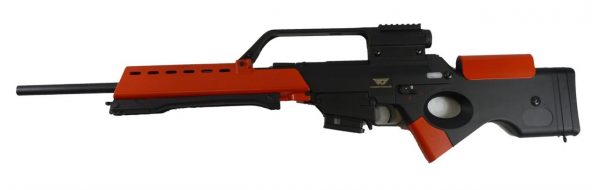 Two Tone JG G39 SL8 Airsoft Rifle With Scope/Carry Handle - Red