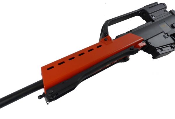 Two Tone JG G39 SL8 Airsoft Rifle With Scope/Carry Handle - Red - Image 6