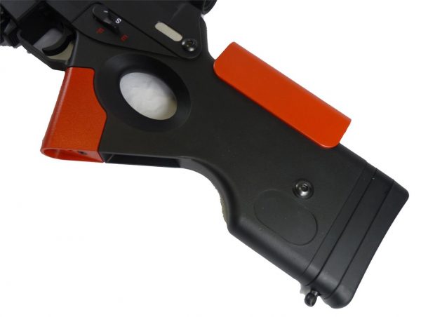 Two Tone JG G39 SL8 Airsoft Rifle With Scope/Carry Handle - Red - Image 7