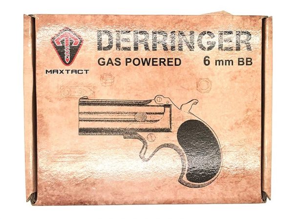 Maxtact Derringer Airsoft Gas Pistol - Gold - Image 4