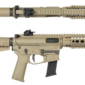 Ares M45X-S Long With M4 Stock + 2 Magazines - Tan