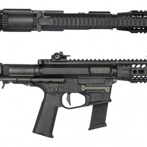 Ares M45X-S Short With PDW Stock + 2 Magazines - Black