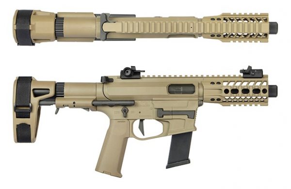 Ares M45X-S Short With PDW Stock + 2 Magazines - Tan