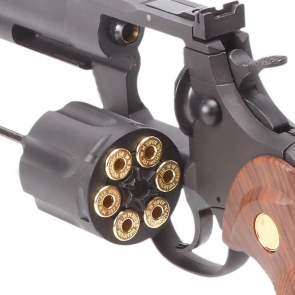King Arms 6 Inch Python 357 Revolver - Black - Image 6