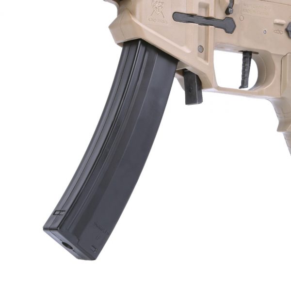 King Arms PDW 9mm SBR Shorty Airsoft Gun - Dark Eath - Image 3