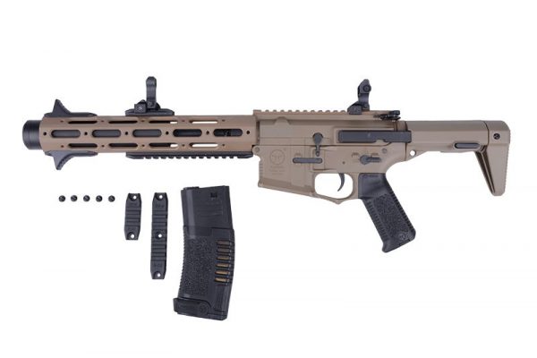 Ares Amoeba Honey Badger Airsoft Gun - Dark Earth - Image 6