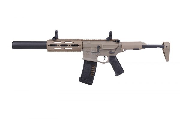 Ares Amoeba Honey Badger Short Airsoft Gun - Dark Earth