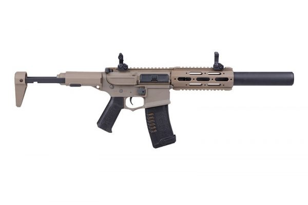 Ares Amoeba Honey Badger Short Airsoft Gun - Dark Earth - Image 2