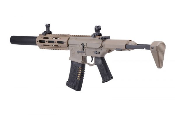 Ares Amoeba Honey Badger Short Airsoft Gun - Dark Earth - Image 3