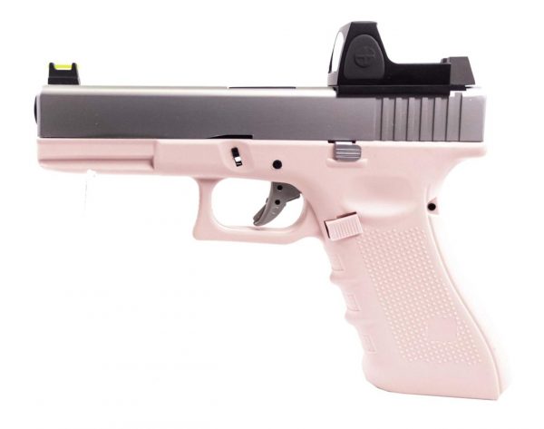 Raven EU17 GBB Airsoft Pistol - Pink / Silver + BDS - Discontinued
