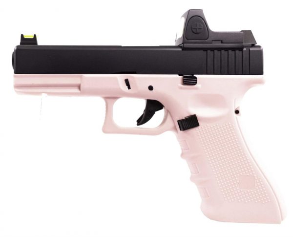 Raven EU17 GBB Airsoft Pistol - Pink / Black + BDS - Discontinued