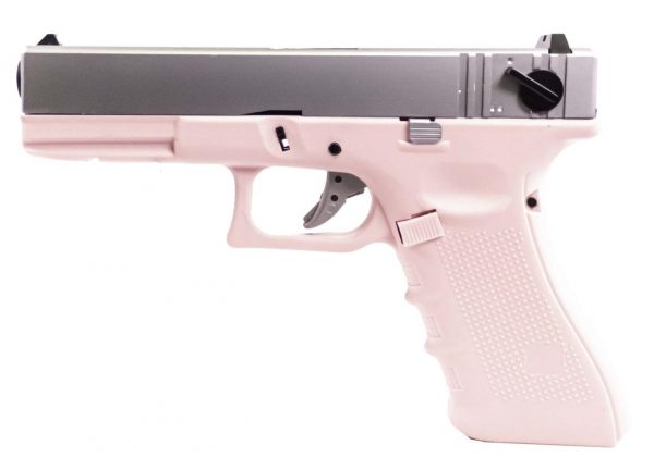 Raven EU18 GBB Airsoft Pistol - Pink/Silver