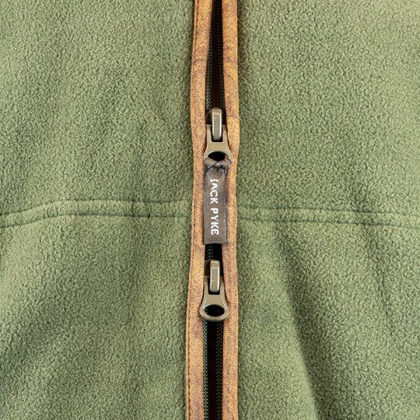 Jack Pyke Countryman Fleece Jacket - Light Olive - Image 5