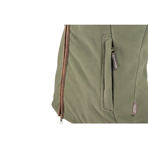 Jack Pyke Countryman Fleece Gilet - Light Olive - Image 5