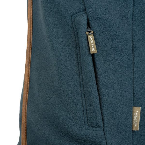 Jack Pyke Countryman Fleece Gilet - Deep Aqua - Image 5