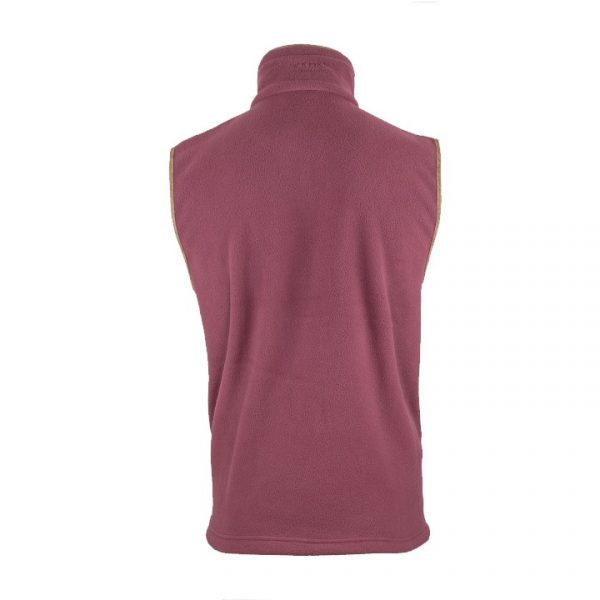 Jack Pyke Countryman Fleece Gilet - Burgundy - Image 3